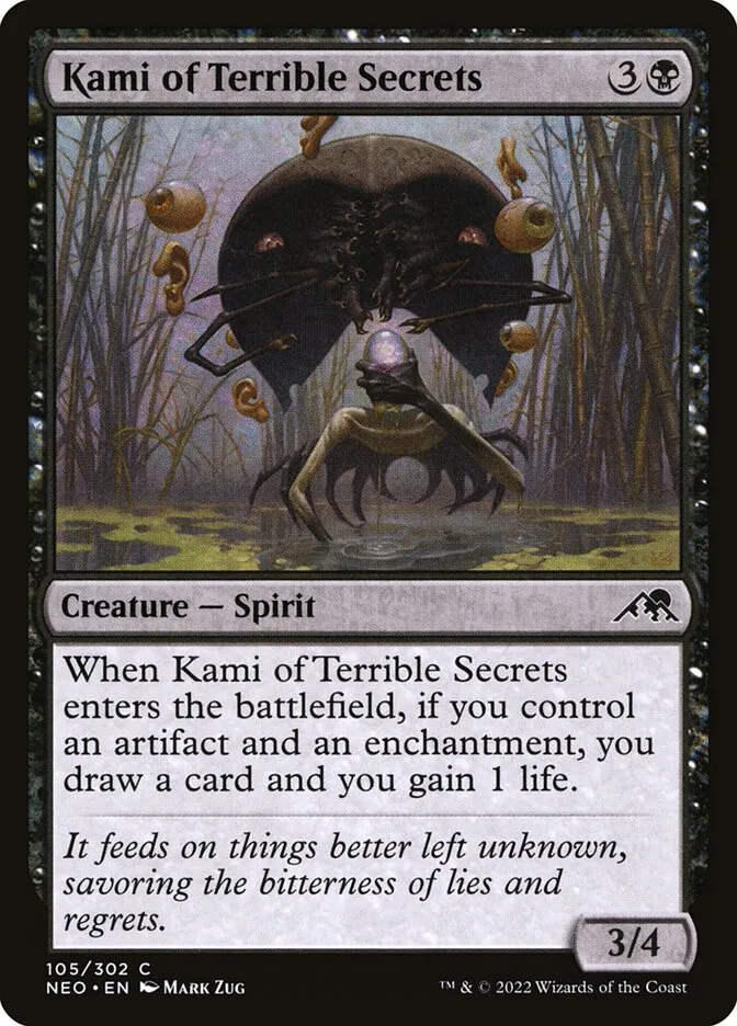 Kami of Terrible Secrets Front Face