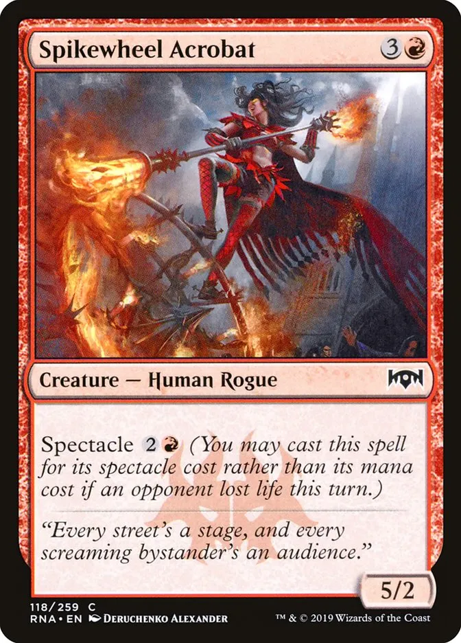 Spikewheel Acrobat Front Face