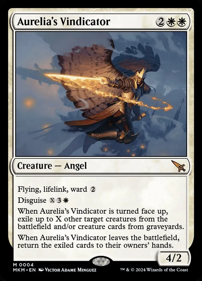 Aurelia's Vindicator Front Face