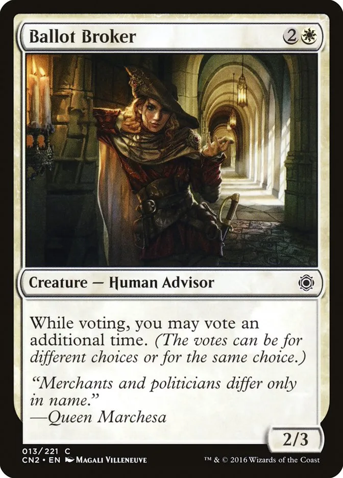 Ballot Broker Front Face