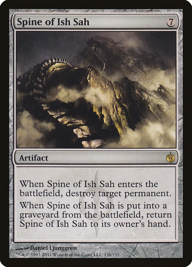 Spine of Ish Sah Front Face