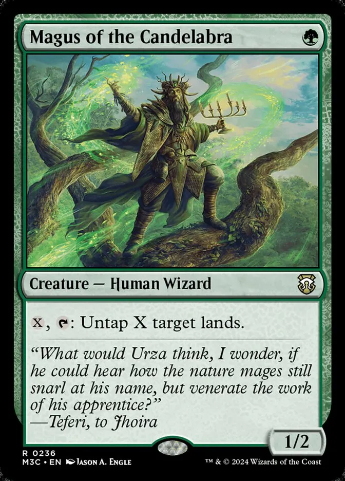 Magus of the Candelabra Front Face