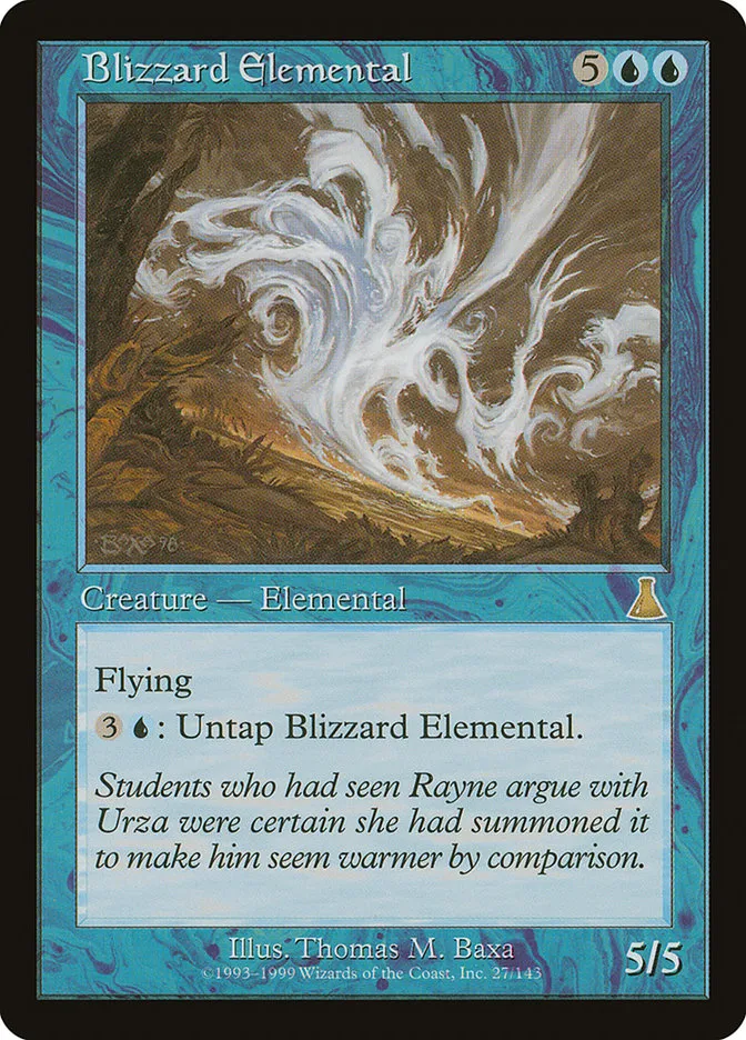 Blizzard Elemental Front Face