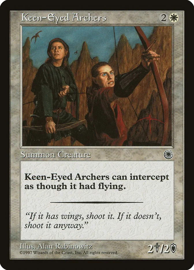 Keen-Eyed Archers Front Face