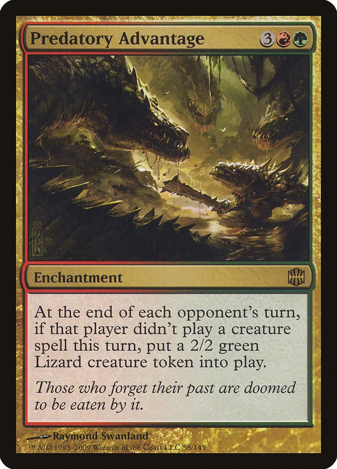 Predatory Advantage Front Face