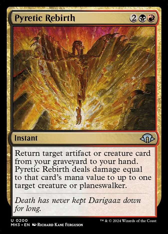 Pyretic Rebirth Front Face