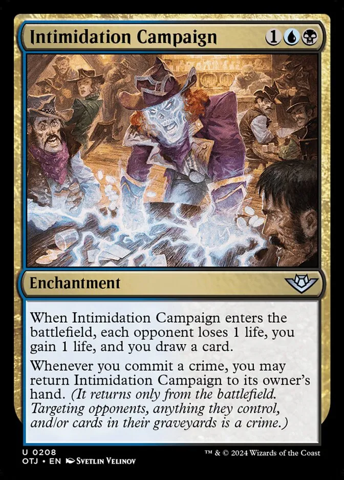 Intimidation Campaign Front Face
