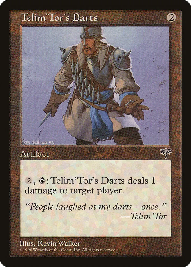 Telim'Tor's Darts Front Face