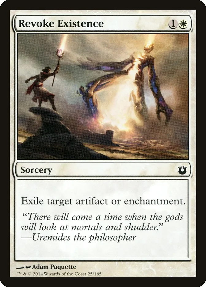 Revoke Existence Front Face
