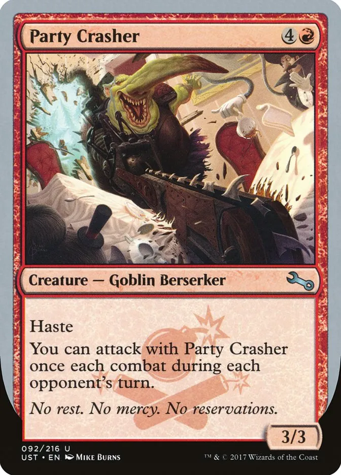 Party Crasher Front Face