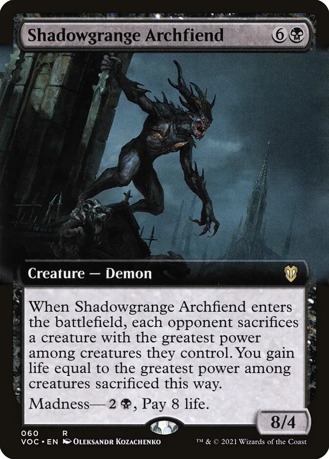 Shadowgrange Archfiend Front Face