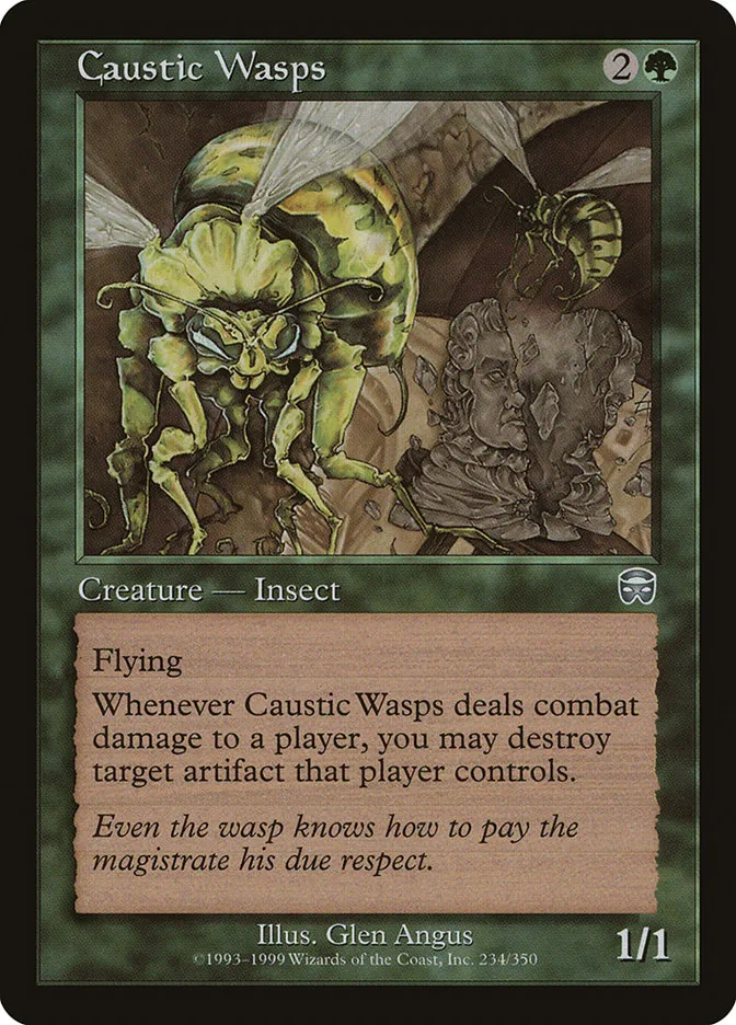 Caustic Wasps Front Face