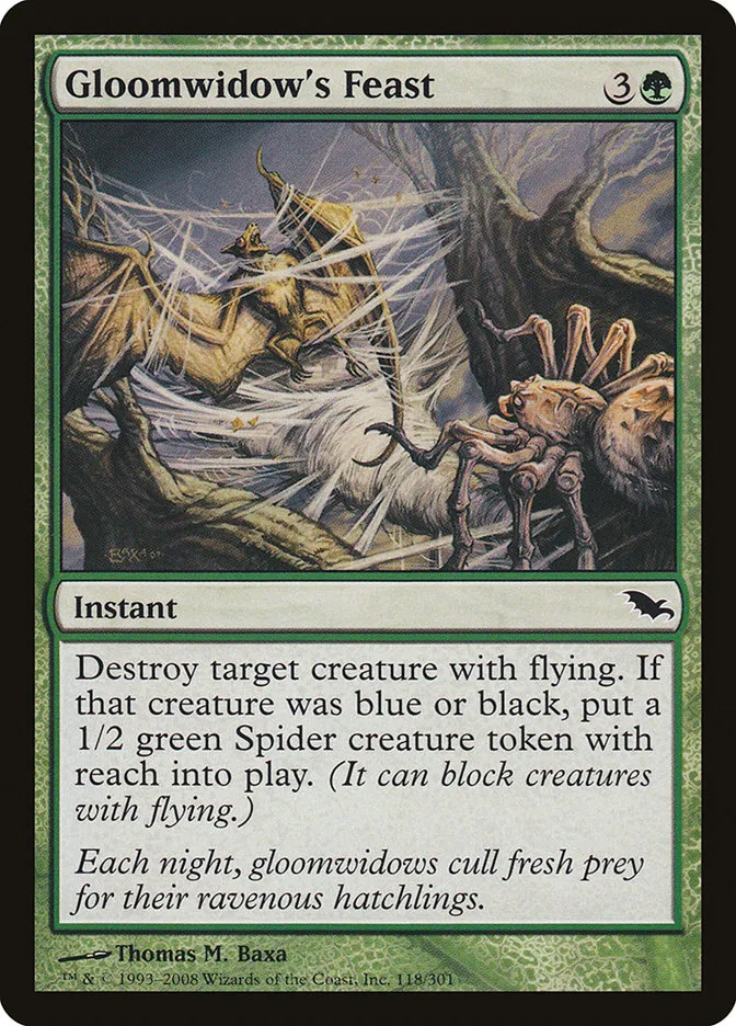 Gloomwidow's Feast Front Face