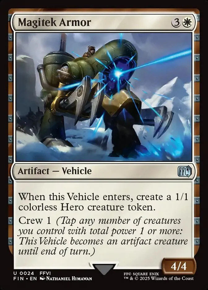 Magitek Armor Front Face
