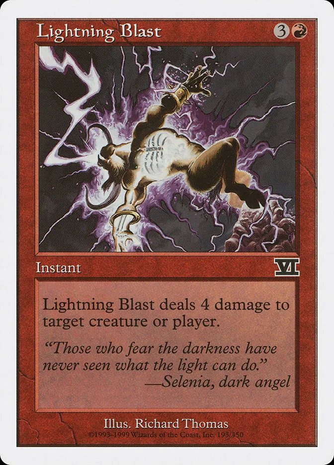 Lightning Blast Front Face