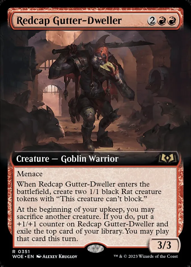 Redcap Gutter-Dweller Front Face