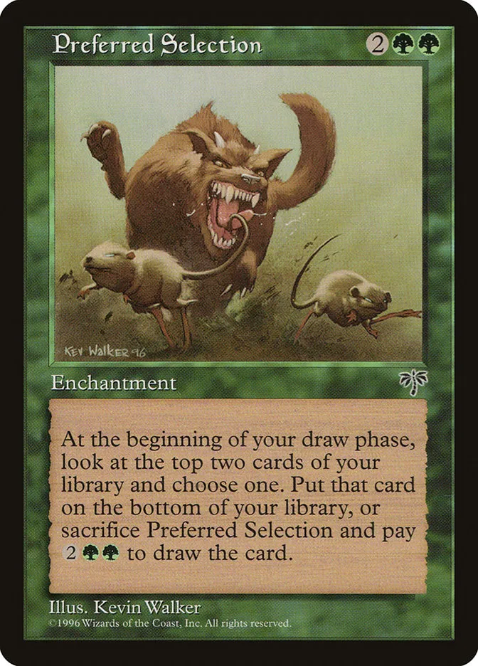 Preferred Selection Front Face