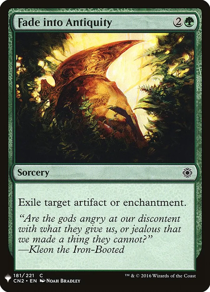 Fade into Antiquity Front Face