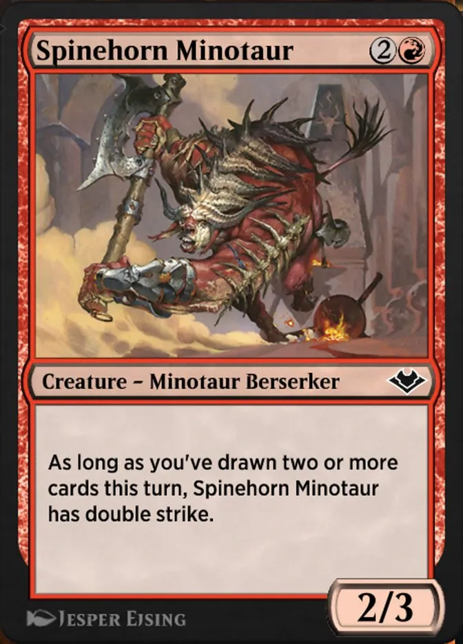 Spinehorn Minotaur Front Face