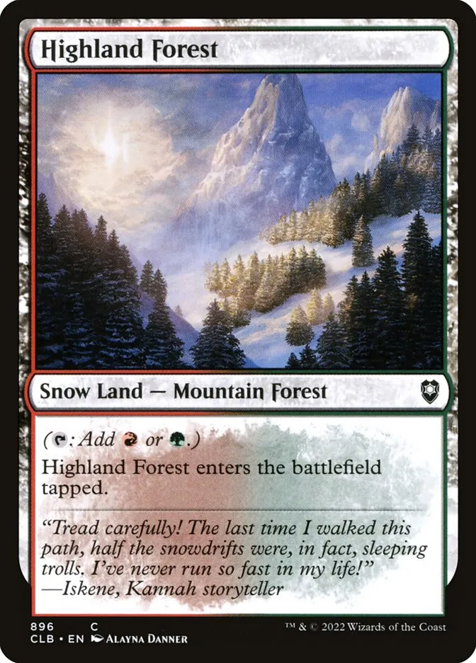 Highland Forest Front Face