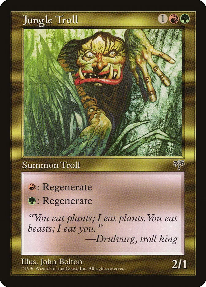 Jungle Troll Front Face
