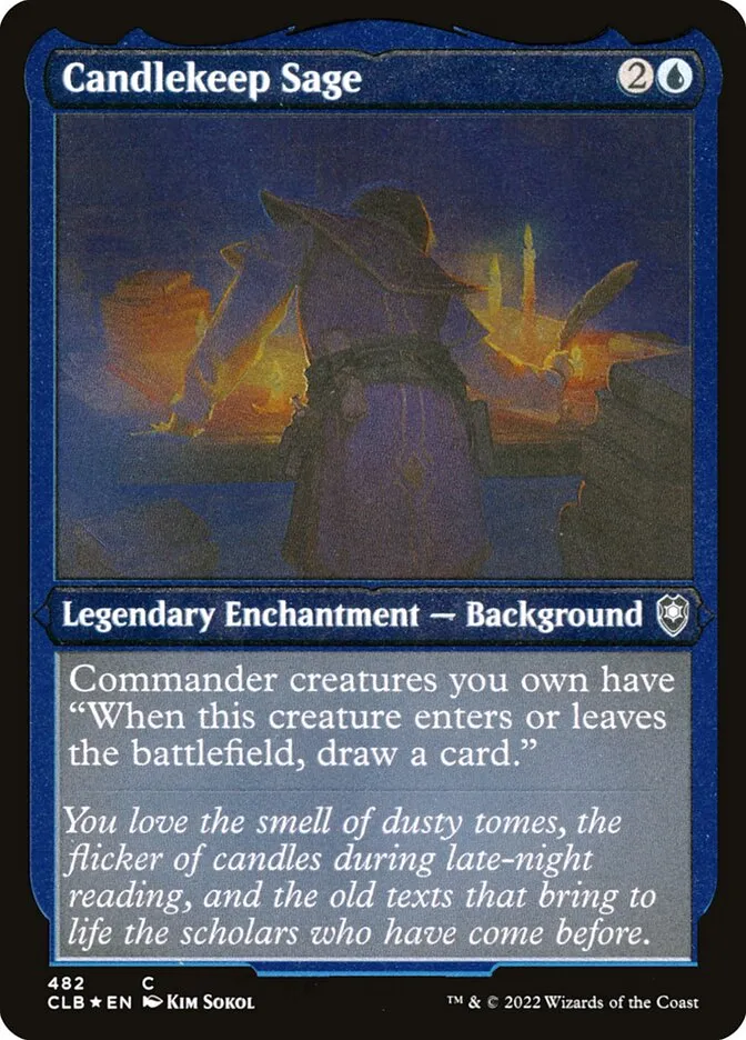 Candlekeep Sage Front Face