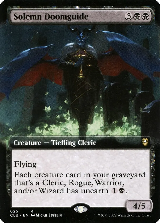 Solemn Doomguide Front Face