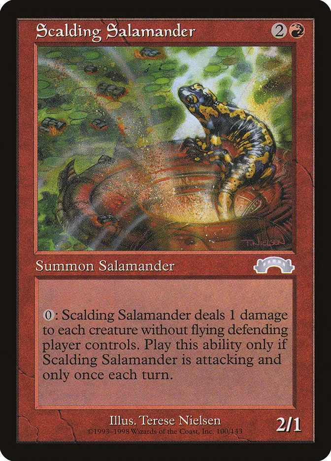 Scalding Salamander Front Face