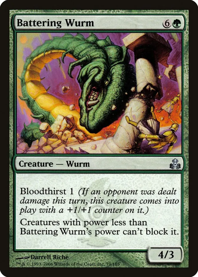 Battering Wurm Front Face