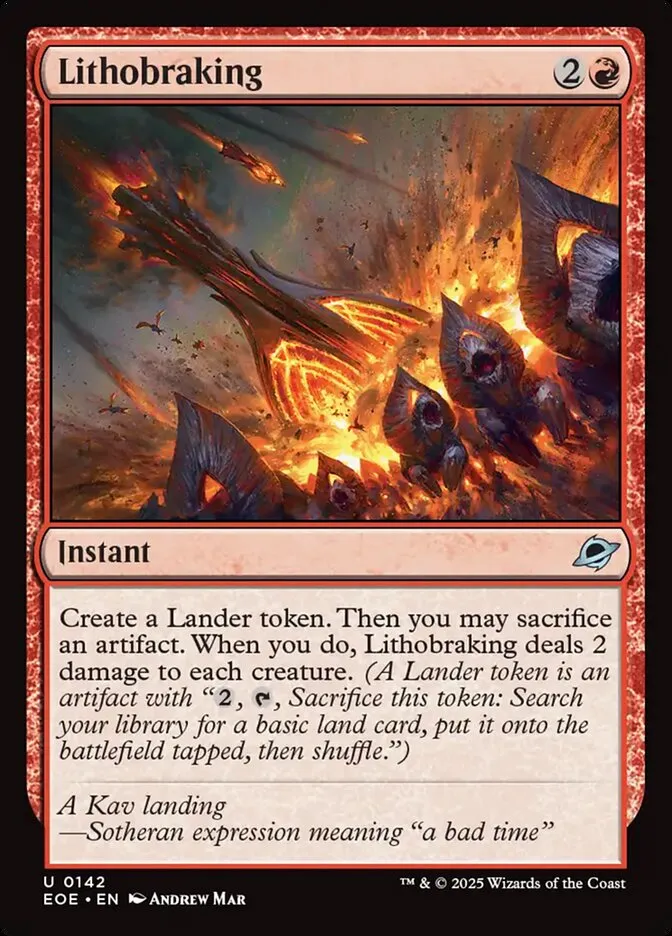 Lithobraking Front Face