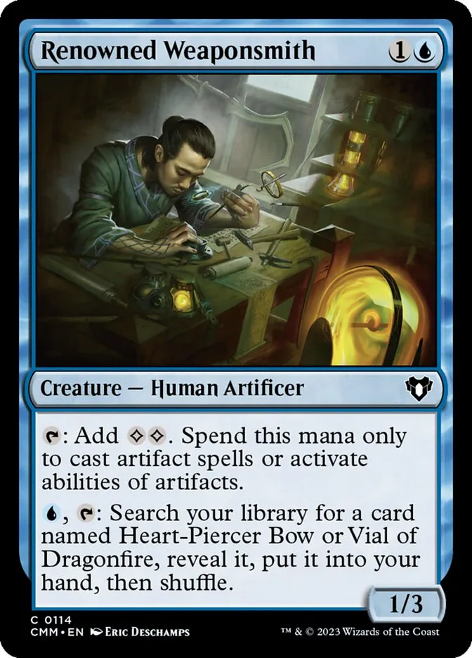 Renowned Weaponsmith Front Face