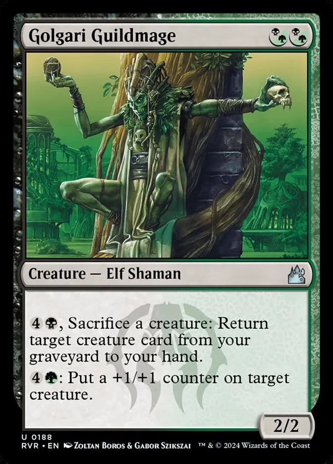 Golgari Guildmage Front Face