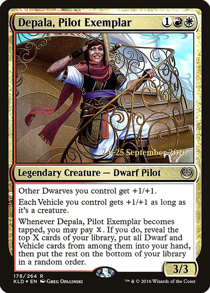 Depala, Pilot Exemplar Front Face