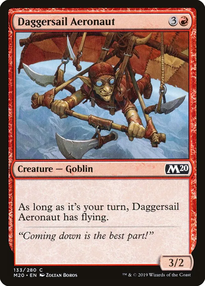 Daggersail Aeronaut Front Face