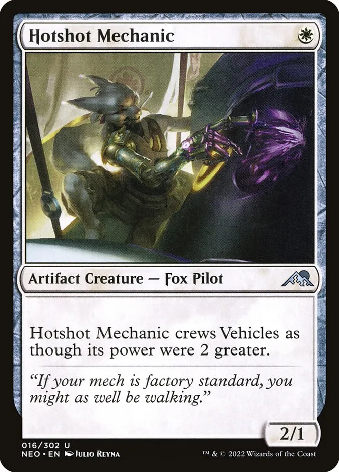 Hotshot Mechanic Front Face