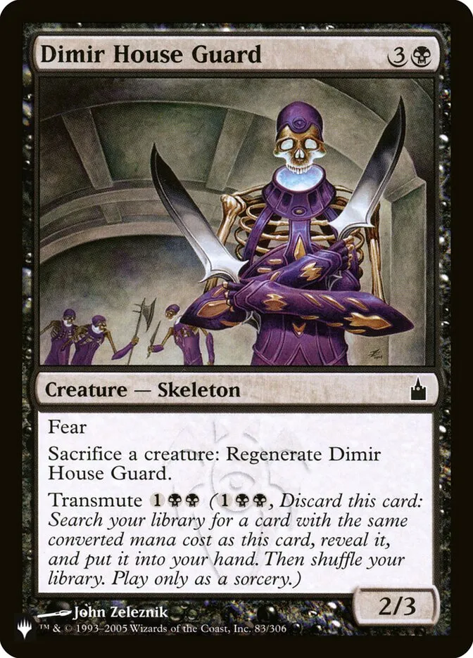 Dimir House Guard Front Face