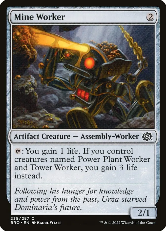 Mine Worker Front Face