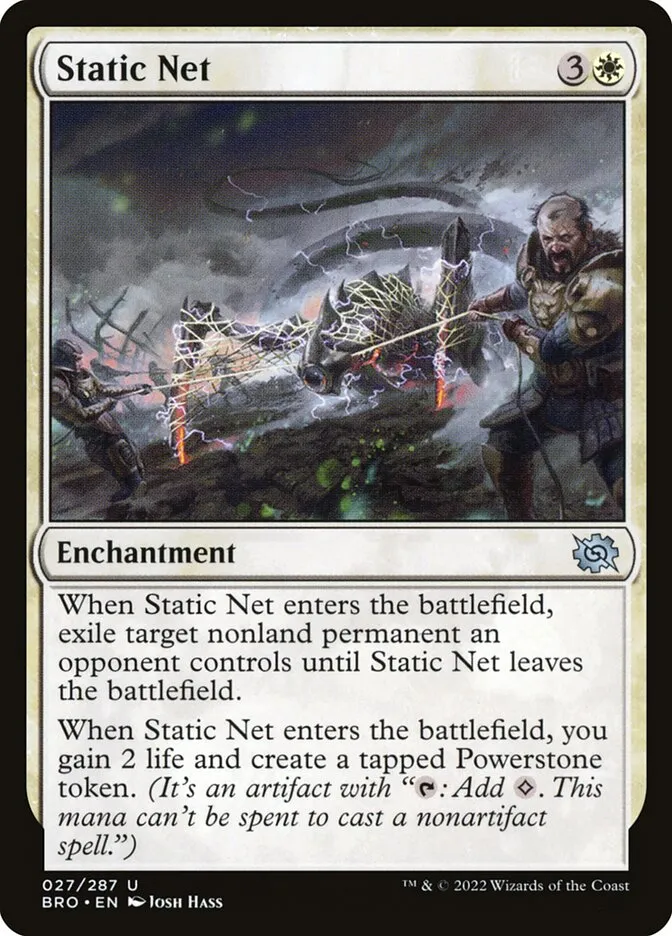 Static Net Front Face
