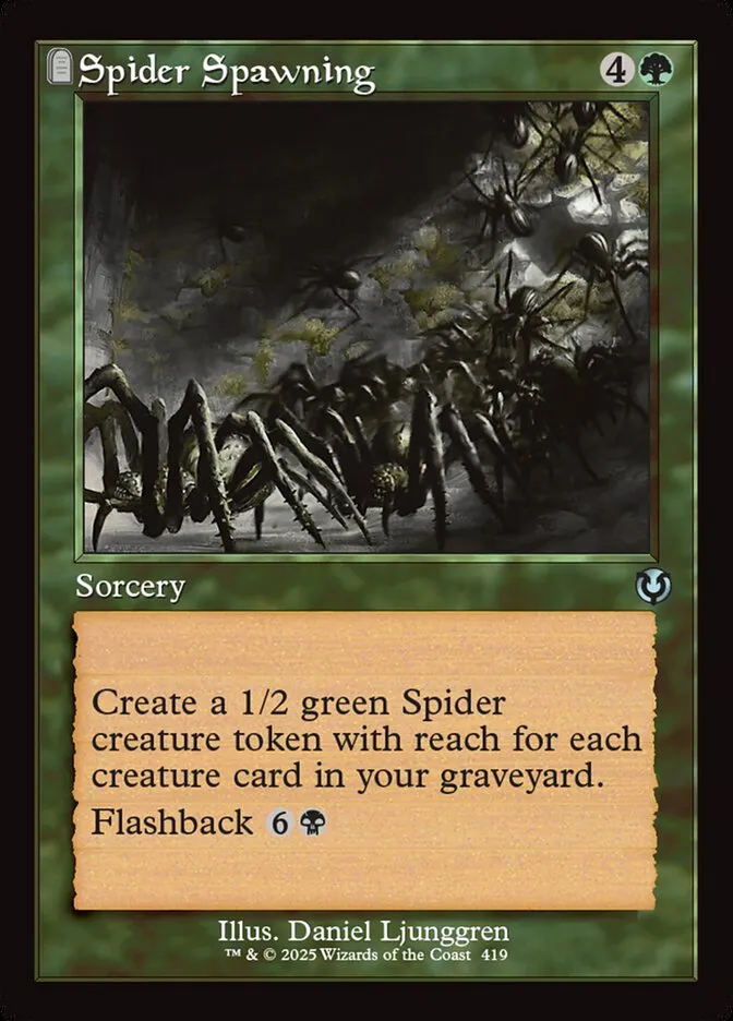 Spider Spawning Front Face