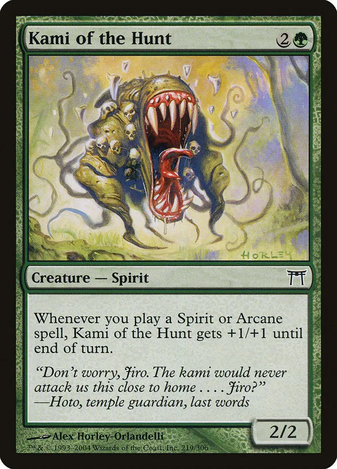 Kami of the Hunt Front Face