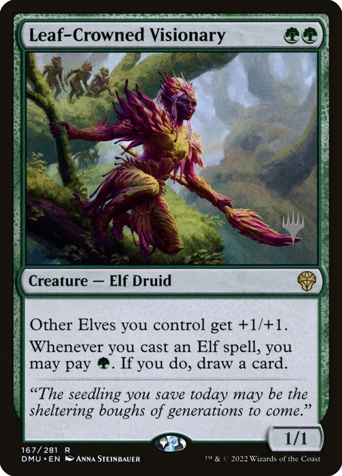 Leaf-Crowned Visionary Front Face
