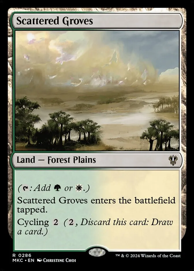 Scattered Groves Front Face