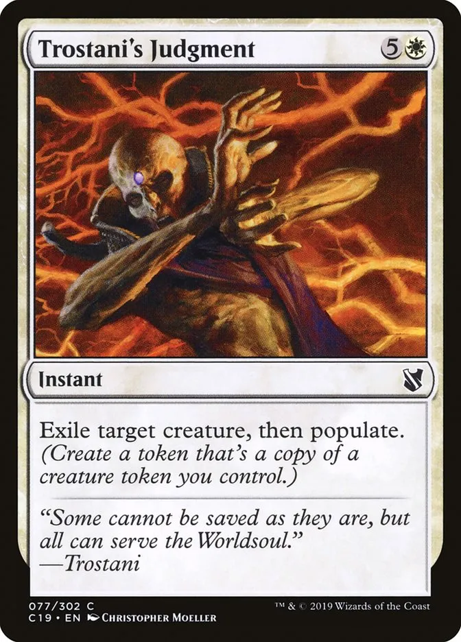 Trostani's Judgment Front Face