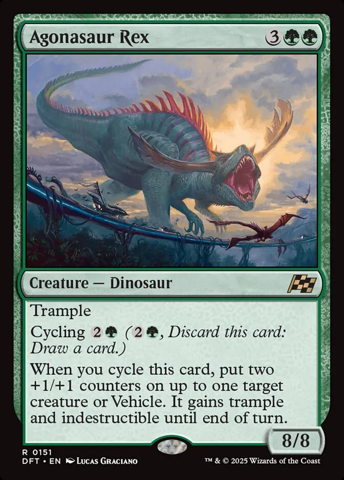 Agonasaur Rex Front Face