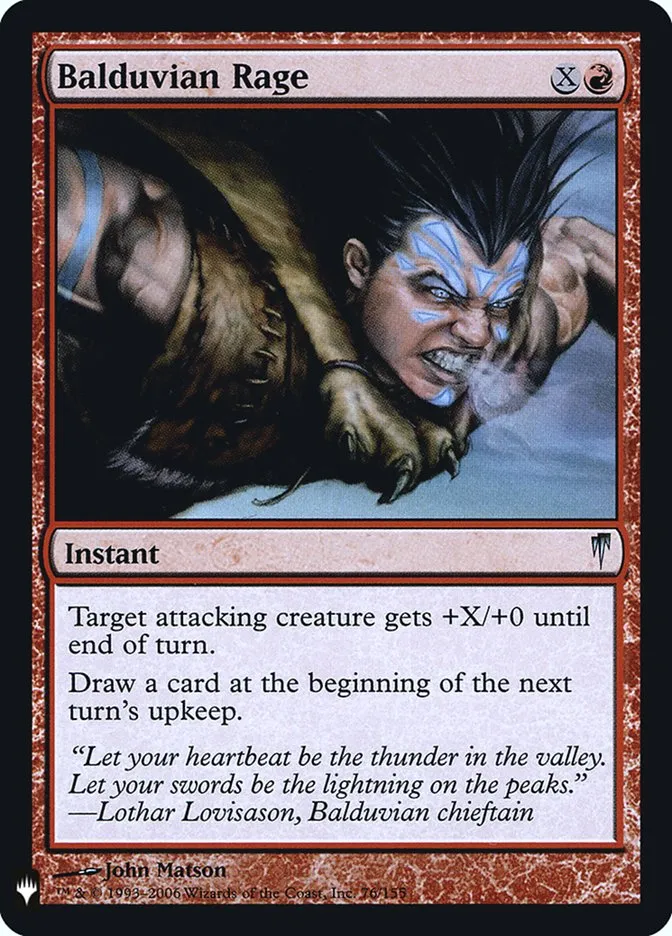 Balduvian Rage Front Face