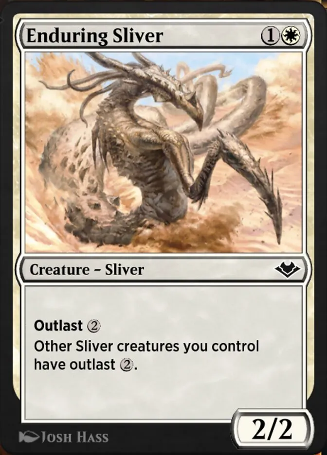 Enduring Sliver Front Face