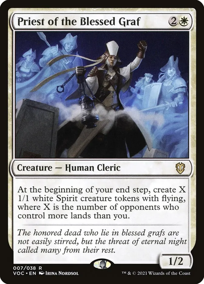 Priest of the Blessed Graf Front Face