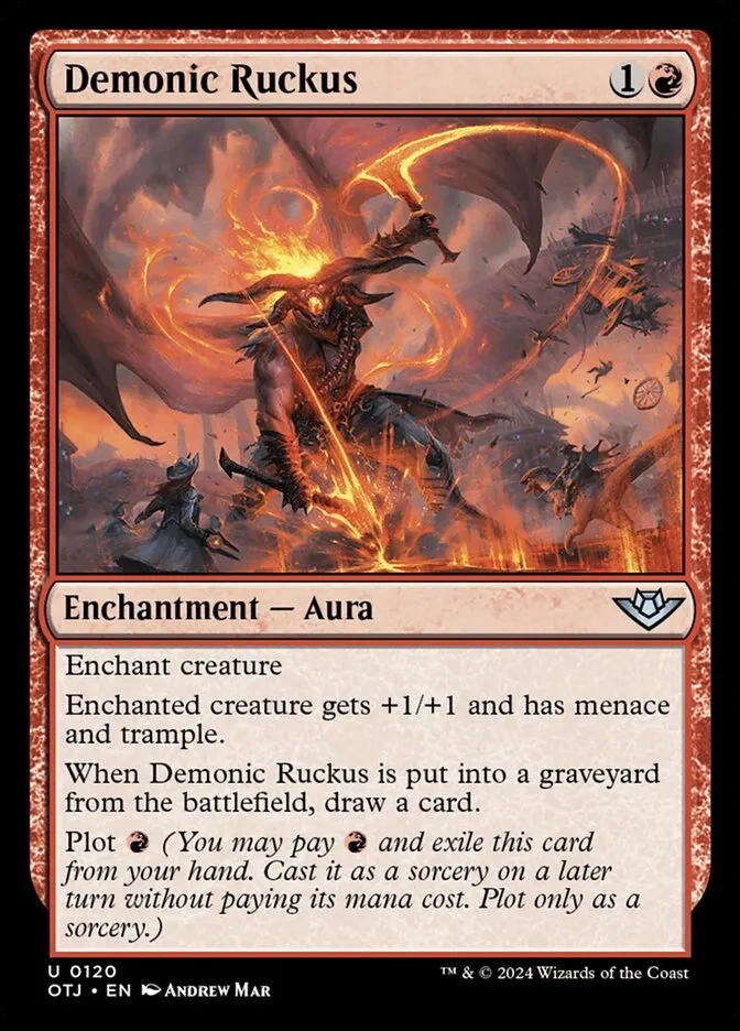 Demonic Ruckus Front Face