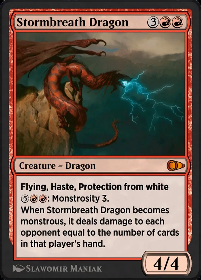 Stormbreath Dragon Front Face