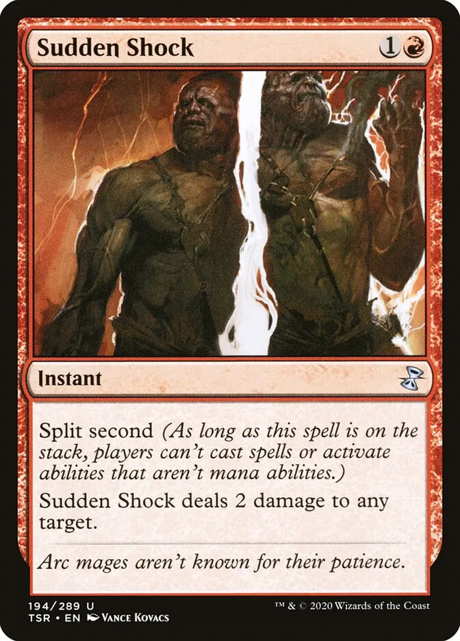 Sudden Shock Front Face